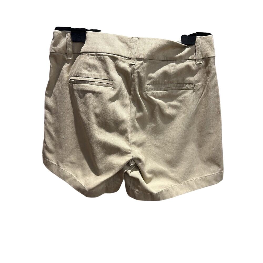J. Crew Chino Tan Chino Shorts Women's 0 - Picture 2 of 3